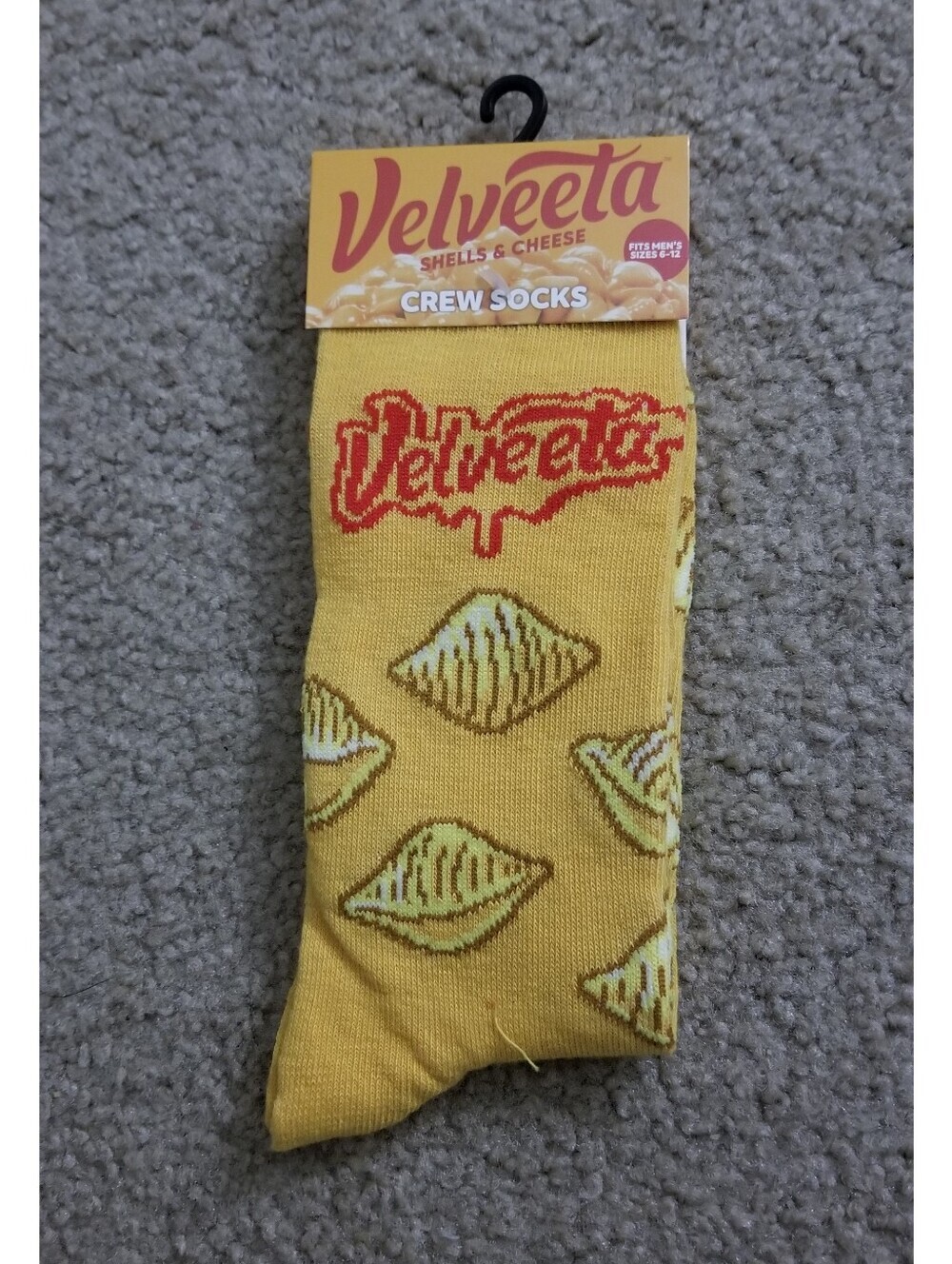 Velveeta Shells & Cheese Crew Socks